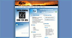 Desktop Screenshot of capitalremoval.com.au