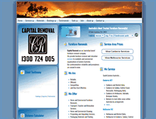 Tablet Screenshot of capitalremoval.com.au